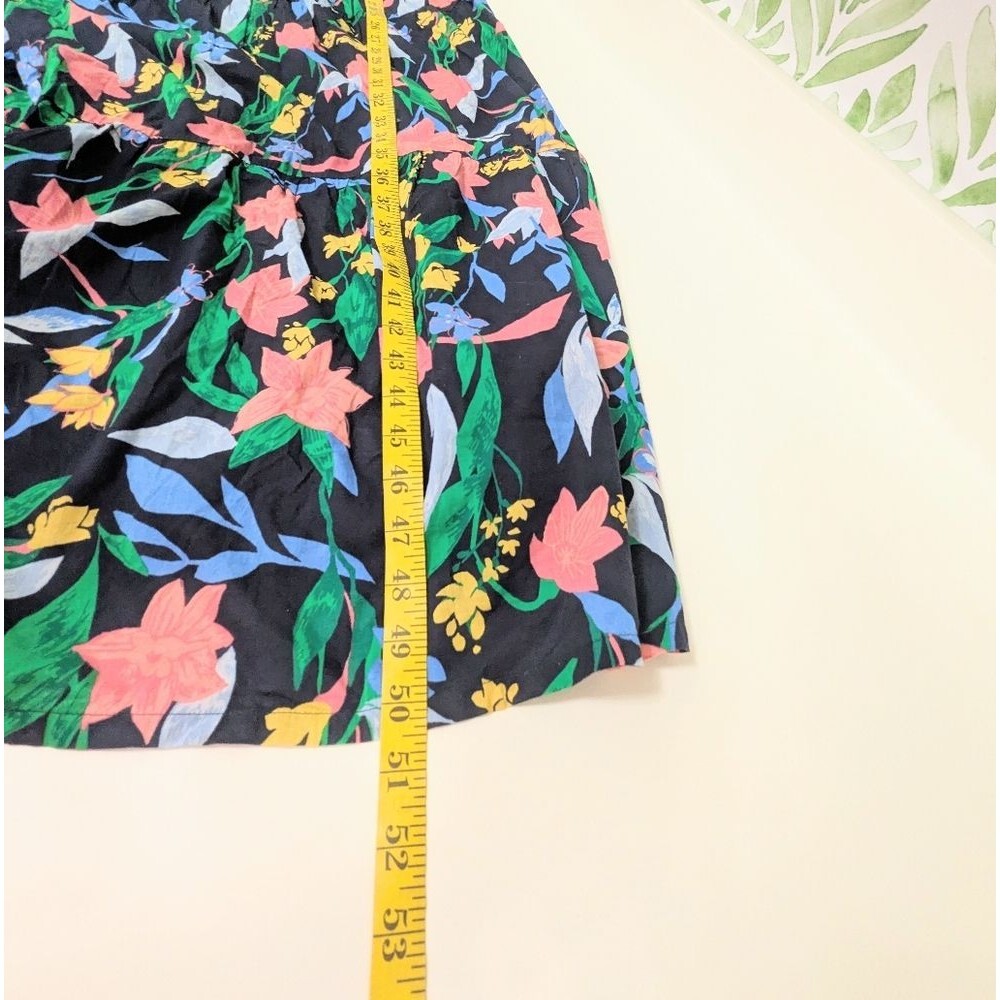 Cottagecore J. Crew Factory Feminine Floral Maxi Dress Size 6 Resortwear Summer - Picture 8 of 10
